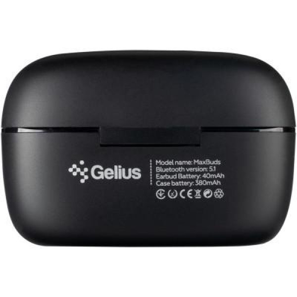 Фото - Навушники вкладиші бездротові TWS Gelius MaxBuds GP-TWS025 Black (89112)