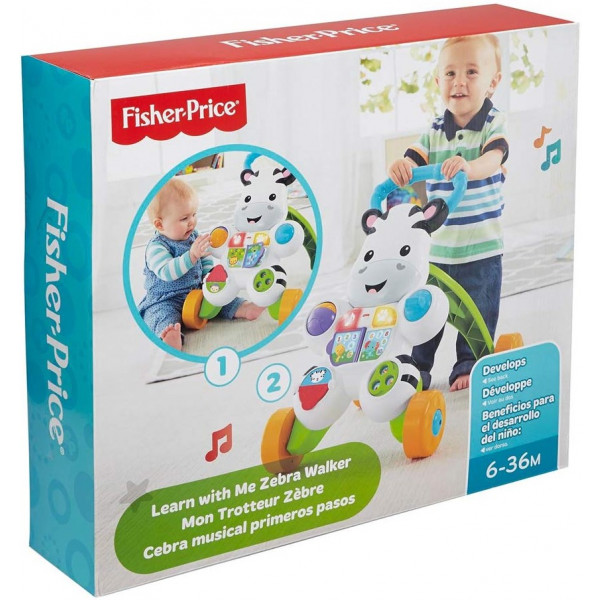 Фото - Интерактивные ходунки Fisher-Price Зебра (DLD80)