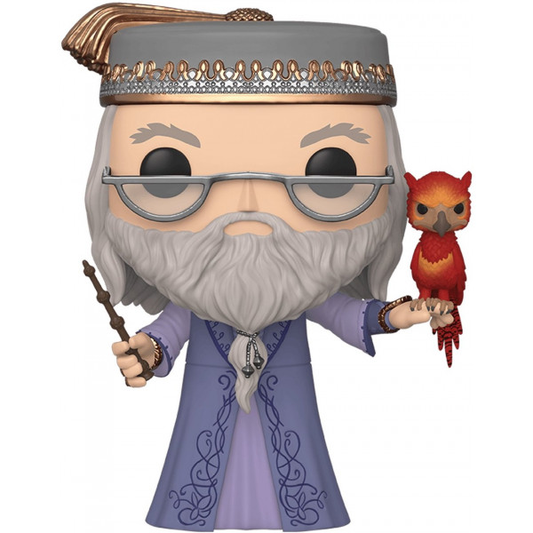 Фото - Колекційна фігурка FUNKO POP: Harry Potter - Dumbledore W/Fawkes 10" (48038)