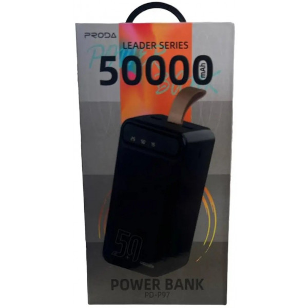 Фото - Батарея мобильная Proda P-97 50000 mAh Type-C,micro USB (PRD-PD-97-BK)