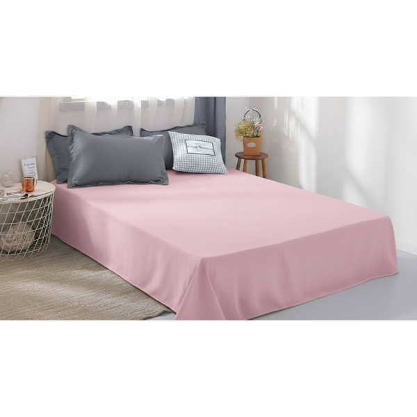 Фото - Простирадло євро Zastelli бязь Pink 220х240 (18567)