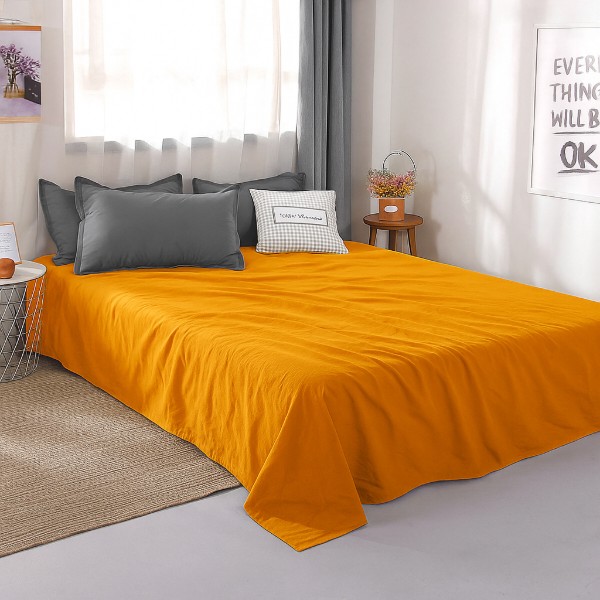 Фото - Простынь двуспальная Zastelli бязь 15-1237 Apricot Tan 200х220 (22644)
