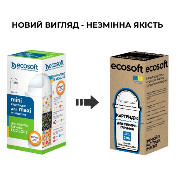 Фото - Картридж для фильтра-кувшина Ecosoft Улучшенный