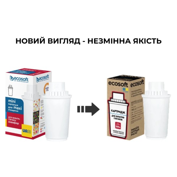 Фото - Картридж для фильтра-кувшина Ecosoft для кувшинов Аквафор 02542, 1 шт