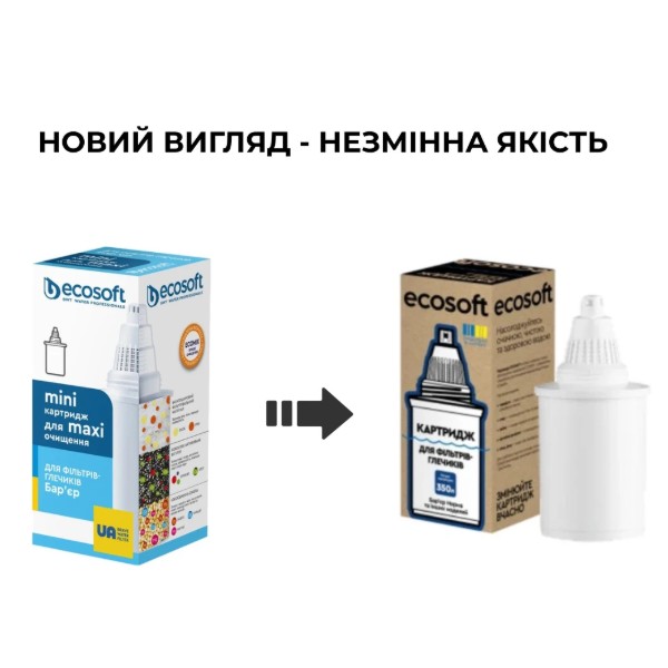 Фото - Картридж для фильтра-кувшина Ecosoft для кувшинов Барьер 1 шт