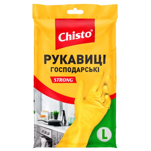 Фото - Рукавички латексні Chisto р.L 1 пара (4820164153482)