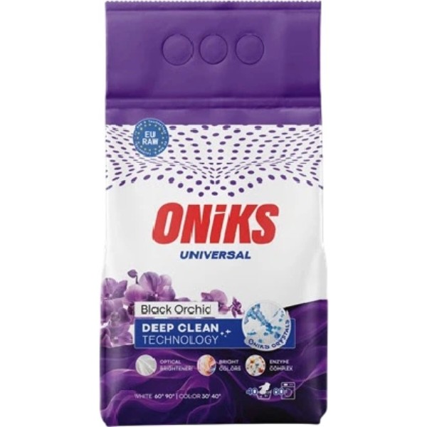 Фото - Пральний порошок ONIKS Universal Black Orchid безфосфатний, 4 кг