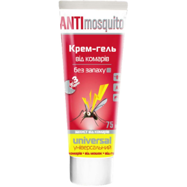Фото - Крем від комах ANTI mosquito від комарів 75 мл (4820214190771)