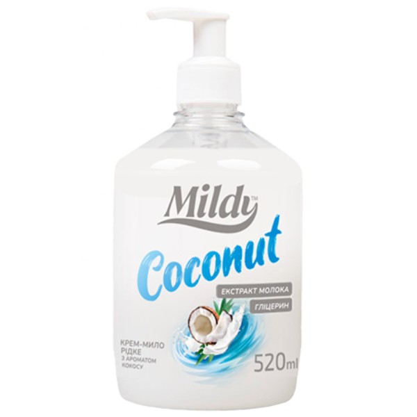 Фото - Жидкое мыло для рук Mildy Coconut 520 мл (4820255112657)