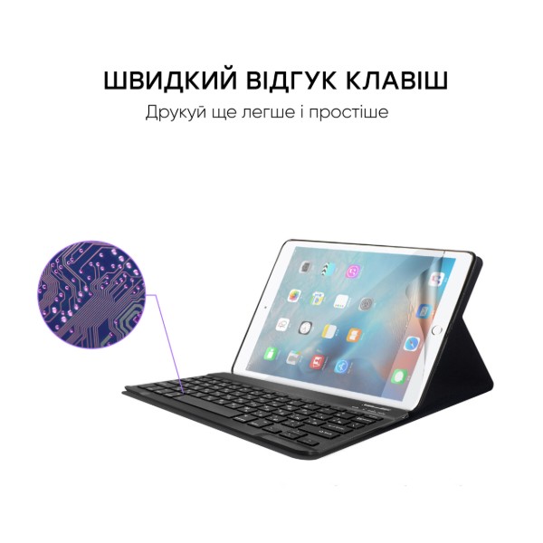 Фото - Чехол-клавиатура для планшета AIRON Premium from iPad Pro 12.9" з Bluetooth клавіатурою Black (4822352781008)