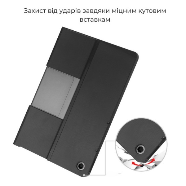 Фото - Чохол для планшета AIRON Premium for Lenovo Tab Plus 2024 11.5 із захисною плівкою та серветкою Black (4822356758487)