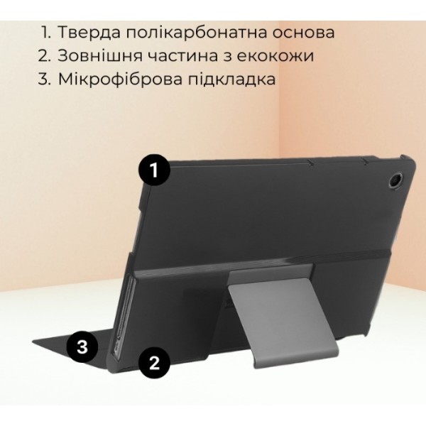 Фото - Чохол для планшета AIRON Premium for Lenovo Tab Plus 2024 11.5 із захисною плівкою та серветкою Black (4822356758487)