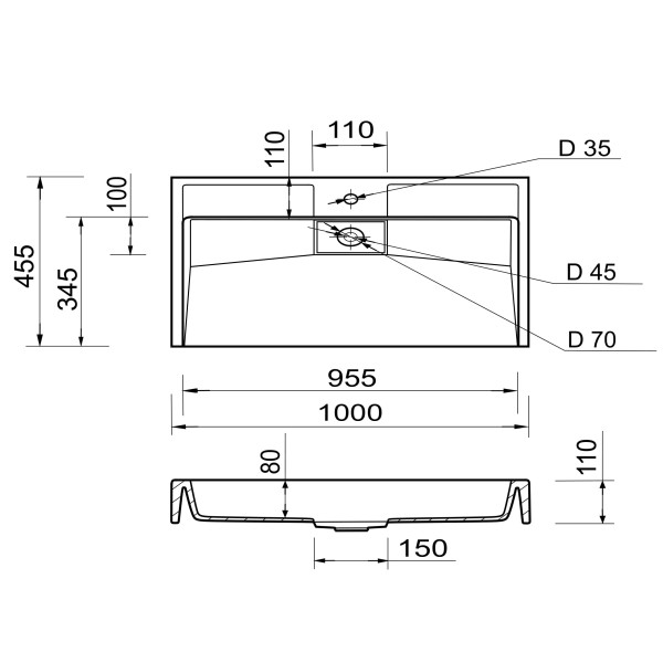 Фото - Раковина для ванної Adamant VISION (4824296205001)