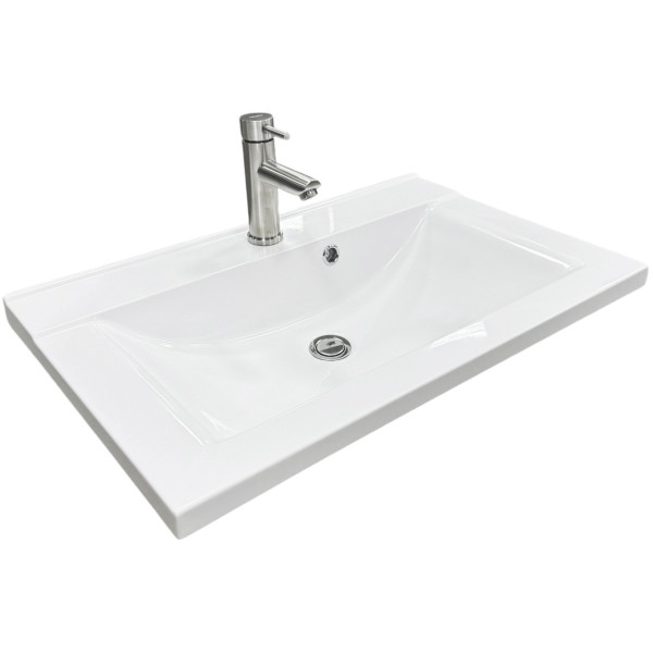 Фото - Раковина для ванної+змішувач Adamant QUANTO 70 з сифоном Click-Clack (4824296208101)