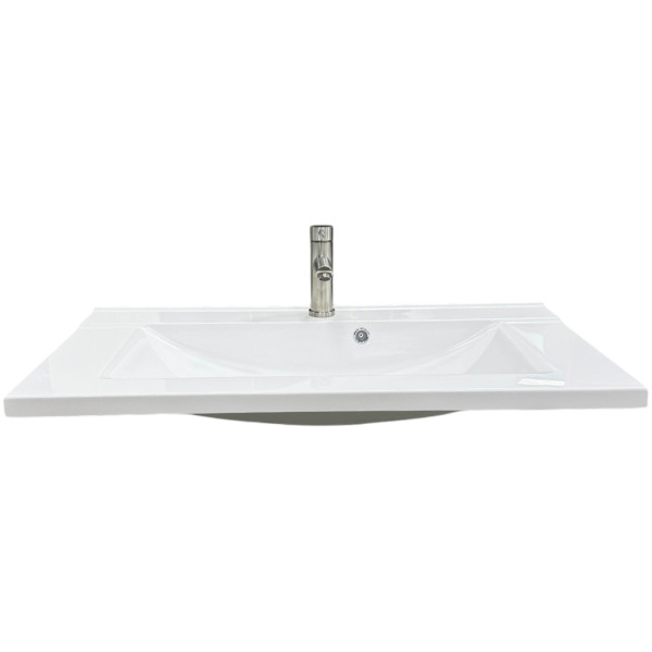 Фото - Раковина для ванної+змішувач Adamant QUANTO 90 з сифоном Click-Clack (4824296208301)