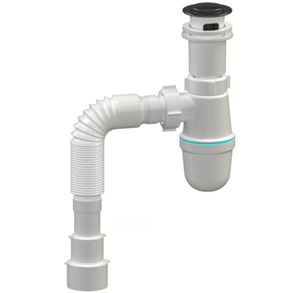 Фото - Раковина для ванної+змішувач Adamant QUANTO 90 з сифоном Click-Clack (4824296208301)