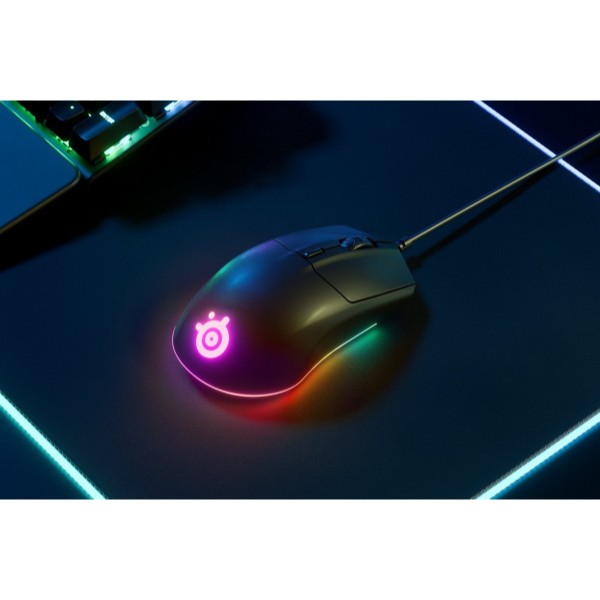 Фото - Мышь проводная игровая SteelSeries Rival 3 Gen 2 RGB Black (62515)