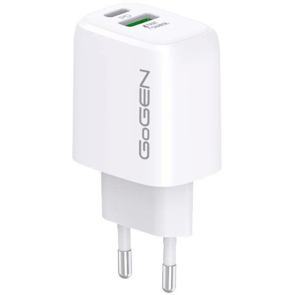 Фото - Сетевое зарядное устройство Gogen 1 x USB-C 20W (GOGACHPDQ220W)