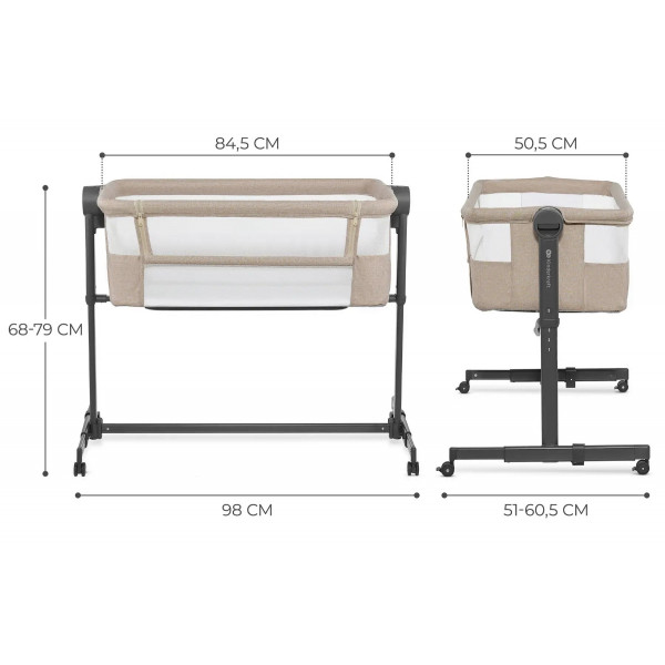 Фото - Колиска-люлька приставна Kinderkraft Neste Up 2 Beige (KLNEUP02BEG0000)