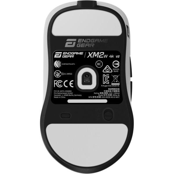 Фото - Мышь беспроводная игровая Endgame Gear XM2w 4k v2 White (PGW-EG-MOU-080)