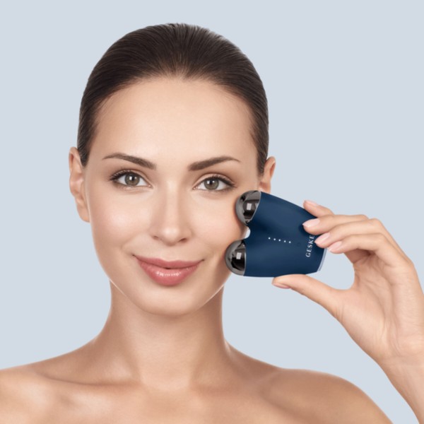 Фото - Мікрострумова ручка для підтяжки обличчя GESKE MicroCurrent Face-Lifter 6 в 1 темно-синій (GK000015MN01)