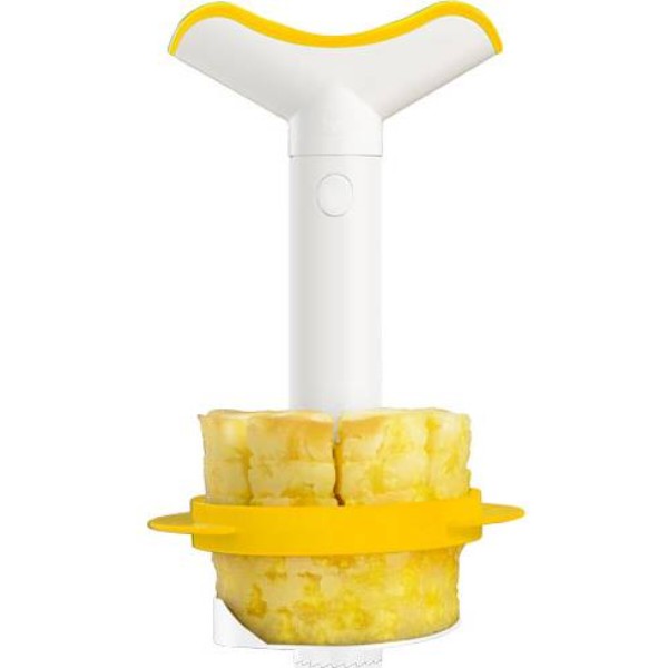 Фото - Слайсер для ананаса Vacu Vin PINEAPPLE SLICER & WEDGER WHITE/YELLOW (4863260)