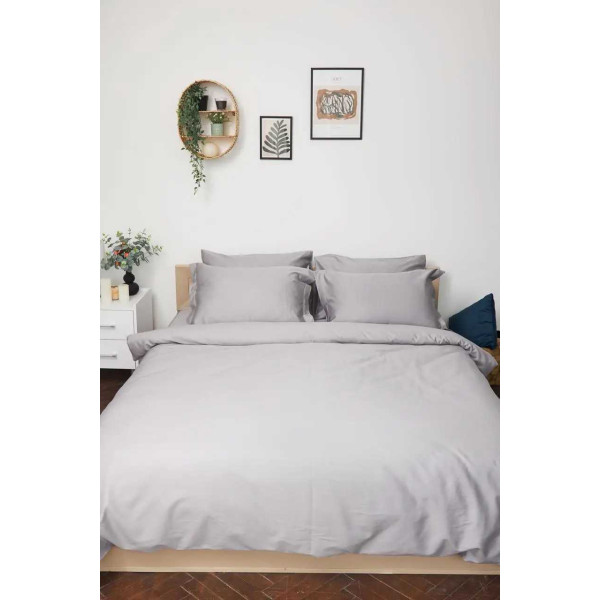 Фото - Пододеяльник полуторный Moon&Star Satin Premium Smoke 143x210 см (MS-870000485)