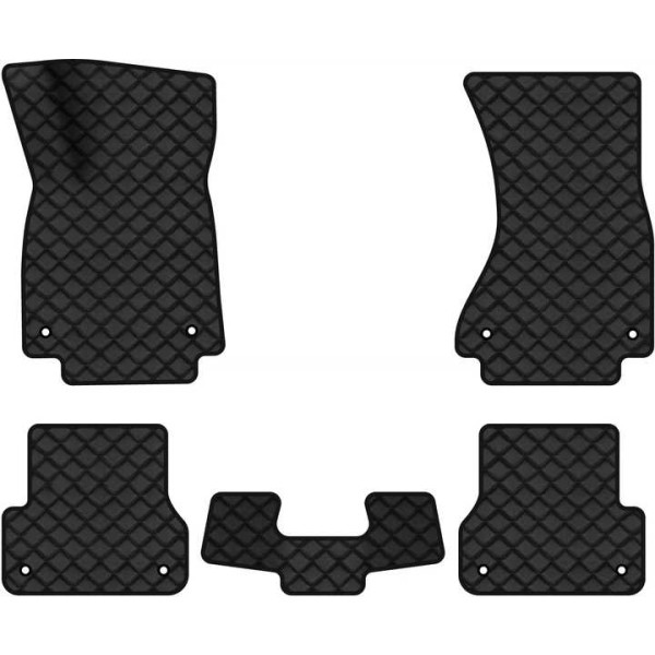 Фото - Коврики из экокожи в салон авто EVAtech ECO для A6 (C7) Audi 2011-2017 4 поколение Sedan USA AU33462CD5AV8BBB