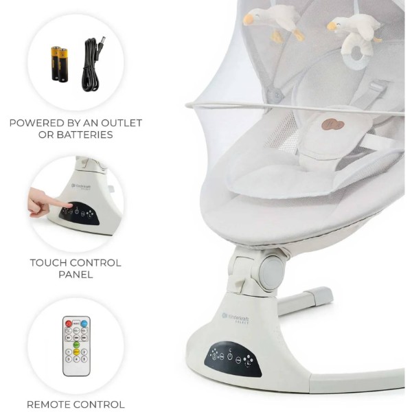 Фото - Крісло-гойдалка Kinderkraft Tulsy Beige (KBTULS00BEG0000)