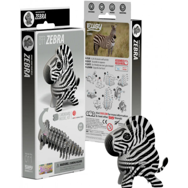 Фото - 3D пазлы EUGY Зоопарк: Зебра (XEG-011)