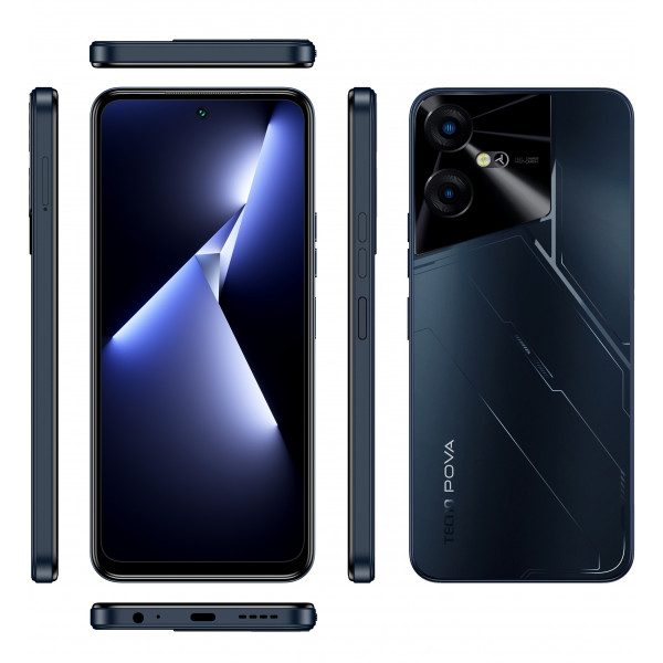 Фото - Смартфон Tecno Pova Neo-3 8/128Gb Mecha Black (LH6n)