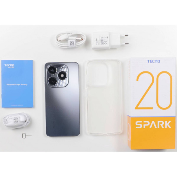 Фото - Смартфон Tecno Spark 20 8/256Gb Cyber White (KJ5n)