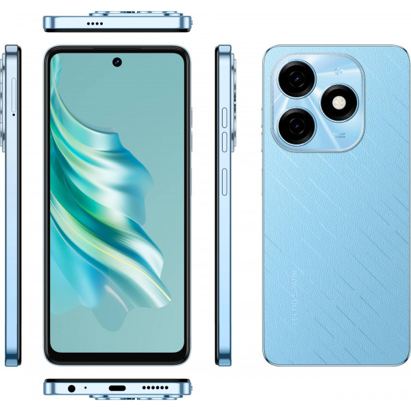 Фото - Смартфон Tecno Spark 20 8/256Gb Magic Skin Blue (KJ5n)
