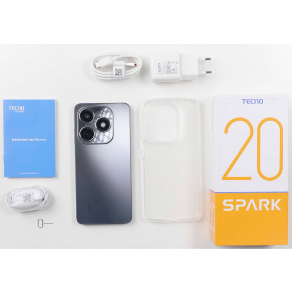 Фото - Смартфон Tecno Spark 20 8/256Gb Neon Gold (KJ5n)