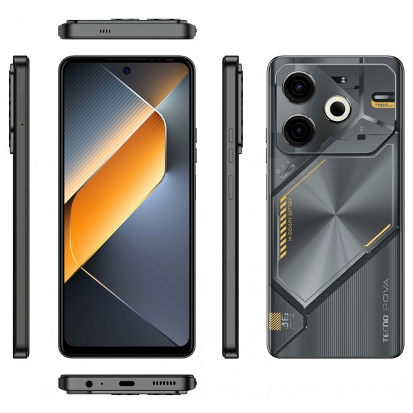 Фото - Смартфон Tecno Pova 6 Neo 8/128Gb Speed Black (LI6)