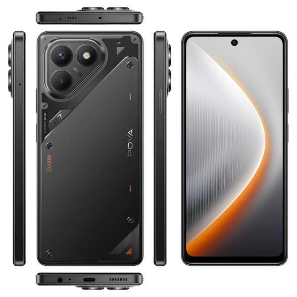 Фото - Смартфон Tecno POVA 7 Neo (LJ6) 8/256b Geek Black