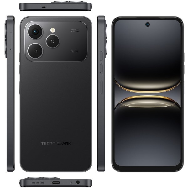 Фото - Смартфон Tecno Spark 40 8/256Gb Ink Black (KM5n)