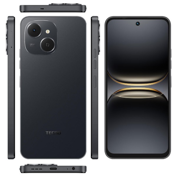 Фото - Смартфон Tecno Spark 40C 4/128Gb Ink Black (KM4k)