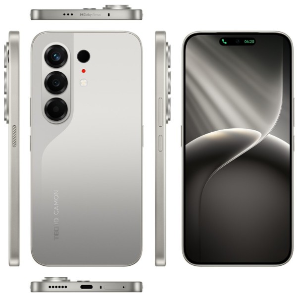 Фото - Смартфон Tecno Camon 50 12/256Gb Nebula Titanium (CN5)