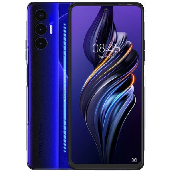 Фото - Смартфон Tecno POVA-3 6/128Gb NFC 2SIM Electric Blue (LF7n)