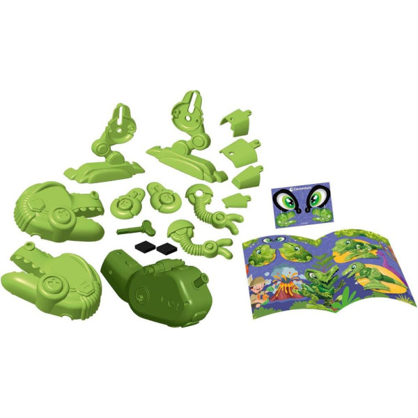 Фото - Робот-трансформер Clementoni Dino Bot T-Rex серія Science & Play (75073.00)