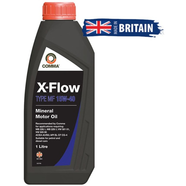 Фото - Олива для авто COMMA X-FLOW TYPE MF 15W-40 1л (XFMF1L)