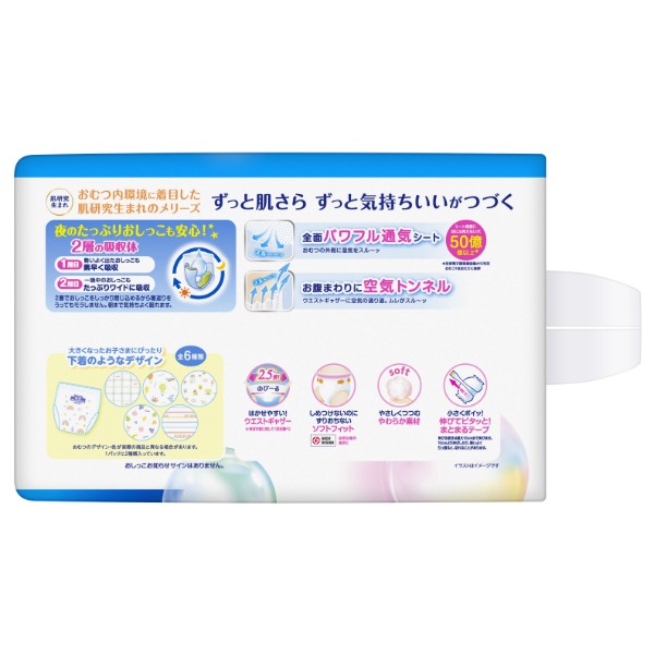 Фото - Одноразовые подгузники-трусики MERRIES Размер XXL (15-28 кг.), 26 шт. (438092)
