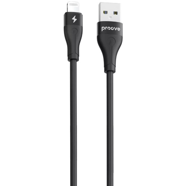 Фото - Кабель Proove Soft Silicone Lightning 2.4A 1m Black (492020001) Фото - Кабель Proove Soft Silicone Lightning 2.4A 1m Black (492020001)