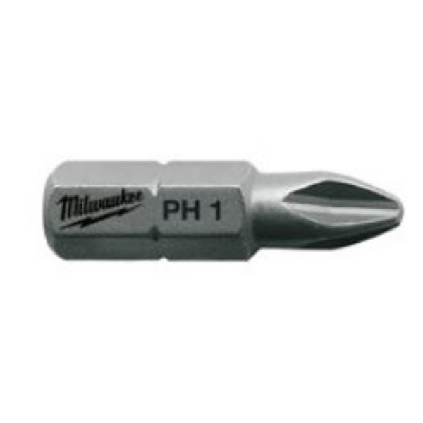 Фото - Біта для викрутки Milwaukee PH1 25 мм 25 шт. (4932399586)