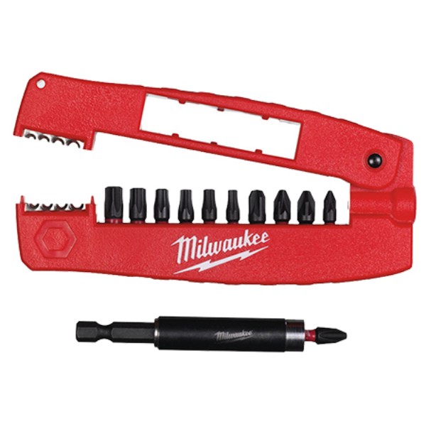 Фото - Біта для викрутки Milwaukee Shockwave Крокодил №2 12 шт. (4932430910)