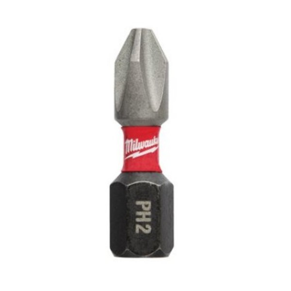 Фото - Біта для викрутки Milwaukee Shockwave PH2 25 мм 25 шт. (4932430853)