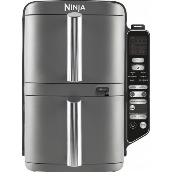 Фото - Мультипечь Ninja Double Stack XL 2-Level Hot Air Fryer 9.5 л with Smart Cook System (SL451EU)