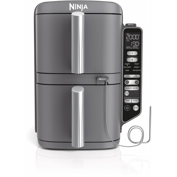Фото - Мультипечь Ninja Double Stack XL 2-Level Hot Air Fryer 9.5 л with Smart Cook System (SL451EU)