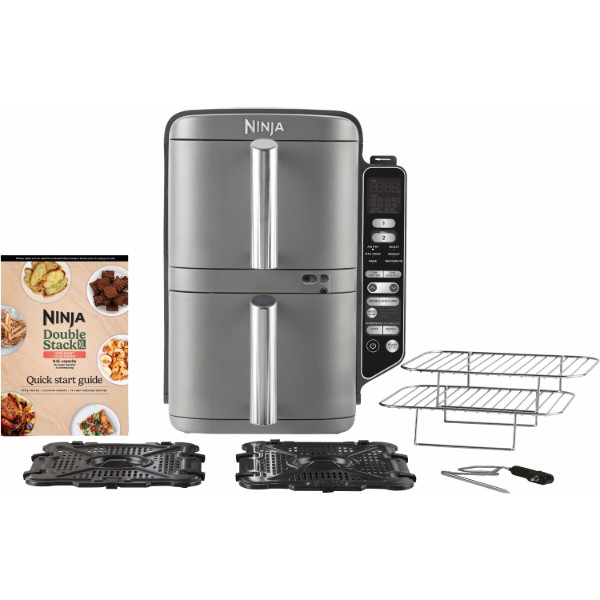 Фото - Мультипечь Ninja Double Stack XL 2-Level Hot Air Fryer 9.5 л with Smart Cook System (SL451EU)